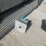 galvanised post holder 100mm Image 2