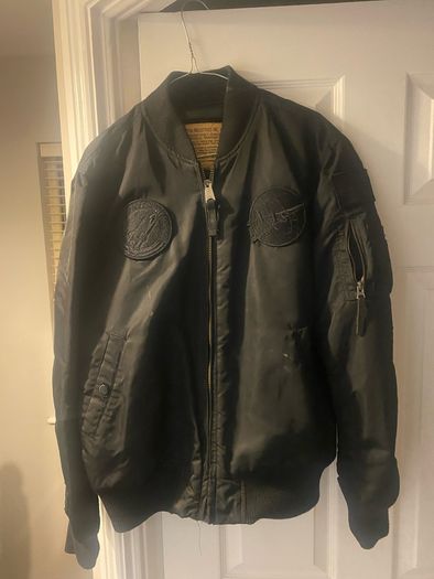 alpha industries nasa bomber jacket