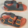 Birkenstock Milano Kids Sandals Desert Soil Green And Orange Size Uk 8.5 Eu 26 Brand New Boxed Image 6