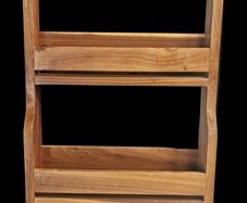 Solid walnut 4 tier spice rack