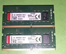 Kingston 16gb Ddr4 (2x8gb) 2666 Kcp426ss8/8 Laptop Ram