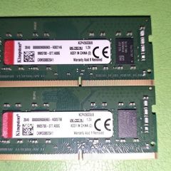 Kingston 16gb Ddr4 (2x8gb) 2666 Kcp426ss8/8 Laptop Ram