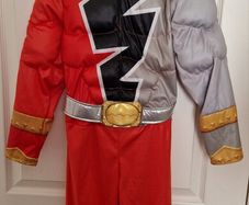 7-8yrs Kids Power Rangers Dino Fury Costume & Mask