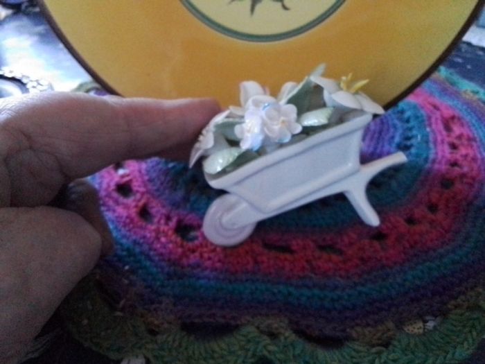 Royal Doulton China Posy Wheelbarrow