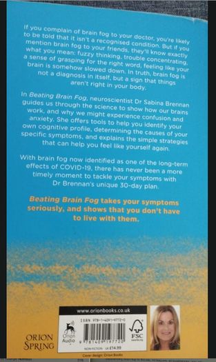 Beating Brain Fog- Dr Sabina Brennan