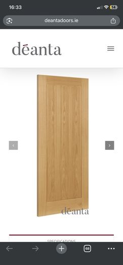 Oak interior doors