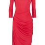 Stunning genuine designer Vivienne Westwood Anglomania red midi dress size small Image 2