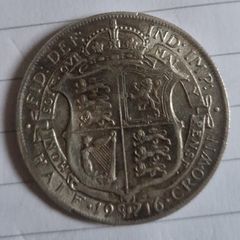 1916 George V Half Crown silver
