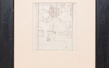Graham Knuttel Pencil Drawing 3 Figures