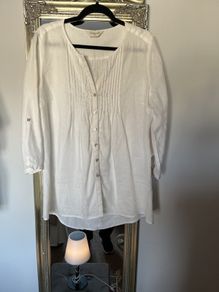 Monsoon linen blouse
