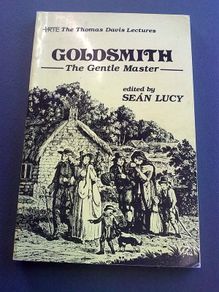 Goldsmith the gentle master Ireland Irish Oliver Goldsmith