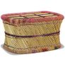 Coffee Table Bamboo with Chindi Details Multicolour Image 5