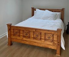 Stunning Solid 5Ft Wooden King Size Bed Frame - Can Deliver