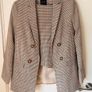 New Look Brown Check Double Breasted Blazer with Skirt Image 4