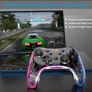 RGB Light Wireless PS4 & Switch Controller Joystock Transparent Image 4