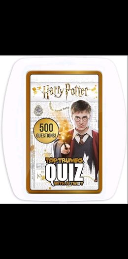 New Harry potter top trumps cards