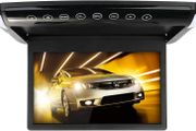 Car Roof Monitor, 1080P HD Ultra Slim 10.1 Inch IPS Screen Flip Down Multimedia Monitor with FM SD USB