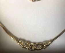Gold plated necklace