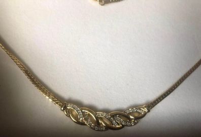 Gold plated necklace