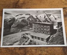 Vintage Postcard Kaiser Franz Josef Lodge and Grossglockner Mountain, Austria - free standard postage