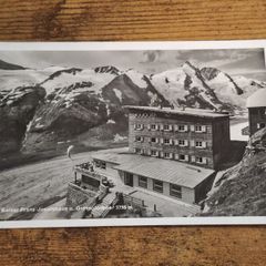 Vintage Postcard Kaiser Franz Josef Lodge and Grossglockner Mountain, Austria - free standard postage