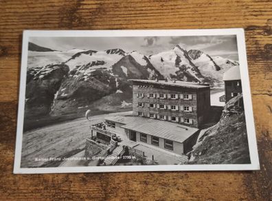 Vintage Postcard Kaiser Franz Josef Lodge and Grossglockner Mountain, Austria - free standard postage
