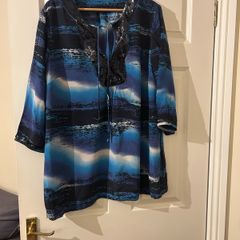 100% Silk Tunic Style Top