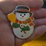 Vintage Christmas Brooch with Battery Image 4