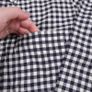 United Colors of Benetton Black & White Gingham Check Long Sleeve Shirt Mens Size S Image 10
