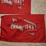 Two Liverpool Champions of Europe flags 2019. Image 2