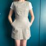 Vero Moda grey faux leather mini dress. Size XS Image 7