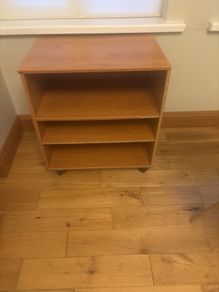 shelf unit on wheels
