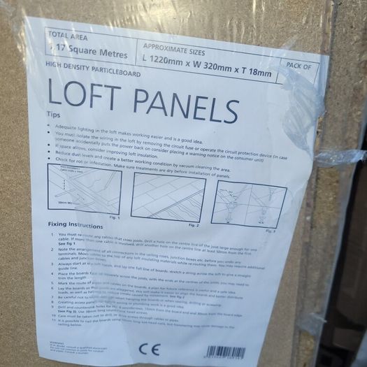 Flooring attic, loft panels