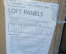 Flooring attic, loft panels