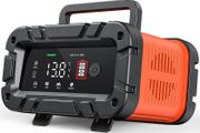 10Amp Car Battery Charger, 12V/24V Automatic Smart Battery Charger/Maintainer with Temperature Compensation, Car Battery Repair and Desulfator for Car, Motorcycle, SUV, Lithium Batteries &amp; AGM