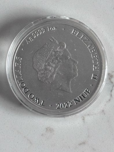 1oz Silver Bitcoin Coin