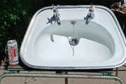 Vintage Enamel Sink