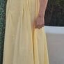 Yellow maxi halter neck dress. Size 8 Image 2
