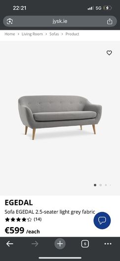 2.5 seater couch