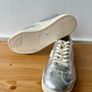 M&S silver leather sneakers, uk4, new Image 4