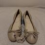 Leather Bow Ballerina Flat pumps Shoes, NEW WITH TAGS Image 4