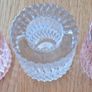 Wavy Patterned Coloured Glass Tealight Holders Image 2