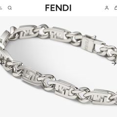 Fendi O Lock Bracelet
