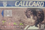 Tina Turner callcards x 2