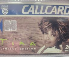 Tina Turner callcards x 2