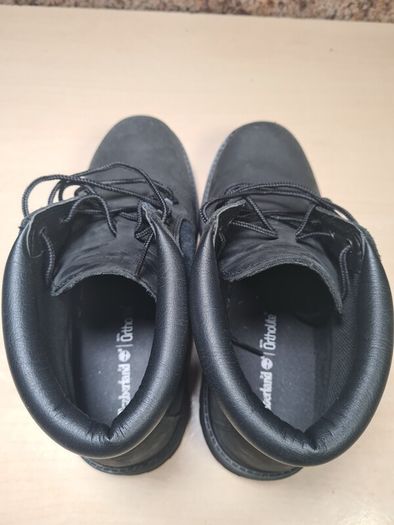 womens Timberland  NELLIE CHUKKA boots Black leather waterproof ankle boots Size UK 5.5 EU 38.5