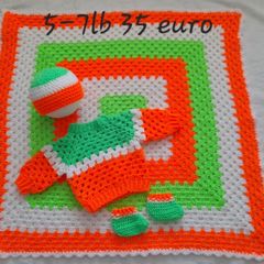 Handmade complete baby gift set for 5- 7lb baby