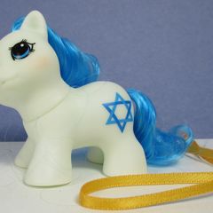 Little Star - Hannukah Pony HQG1C Baby Teeny not MLP G1 My Little Pony Repro Custom