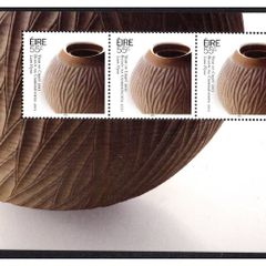 2011 Ireland Year of Craft in Ireland Booklet Pane featuring Wood Commemorative Stamp Mint Never Hinged  (MNH). Hibernian HP203.