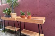 plant shelfs 2x including plants